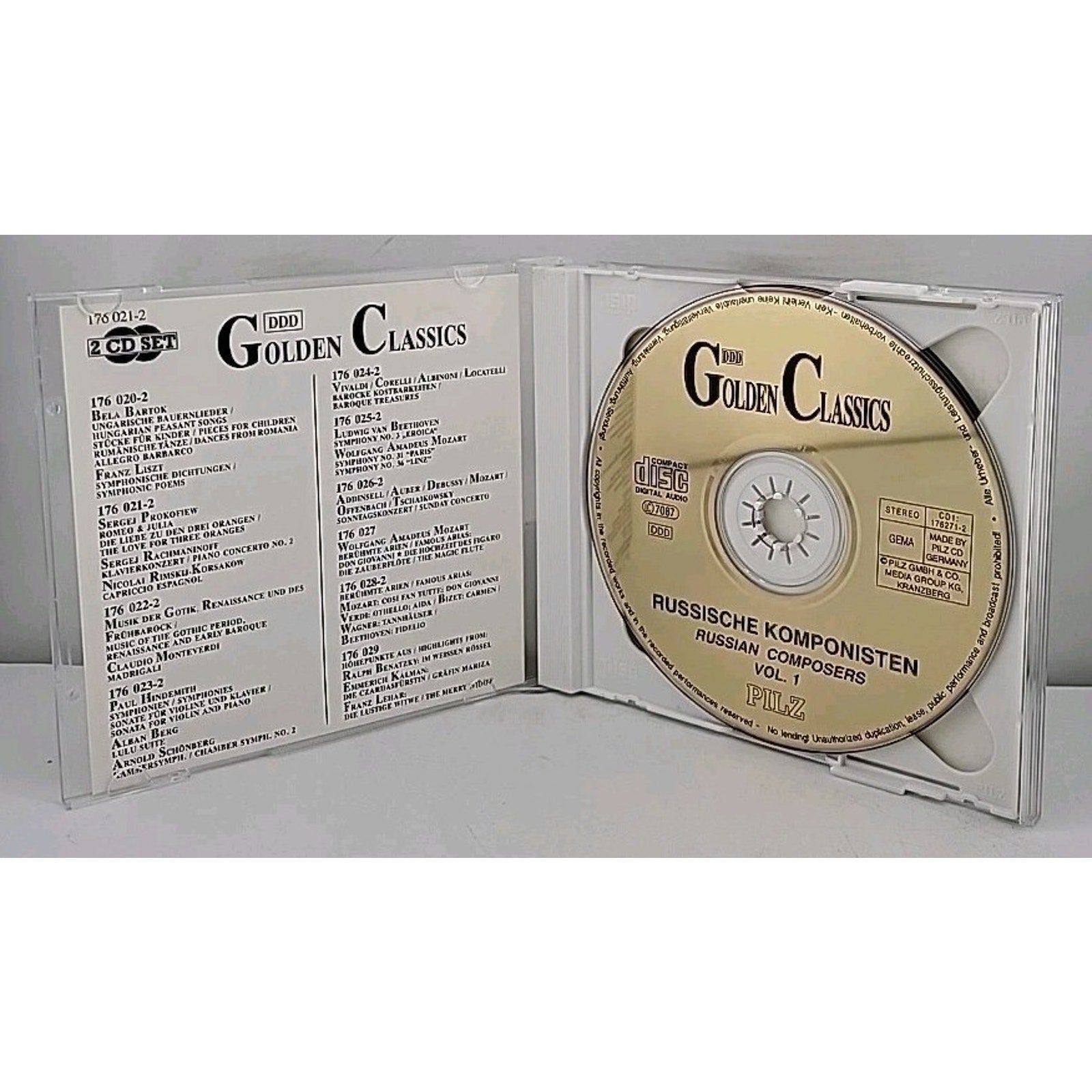 Golden Classics Russian Composers Prokofiew, Rachmaninoff, Rimskij-Korsakow 2 CD