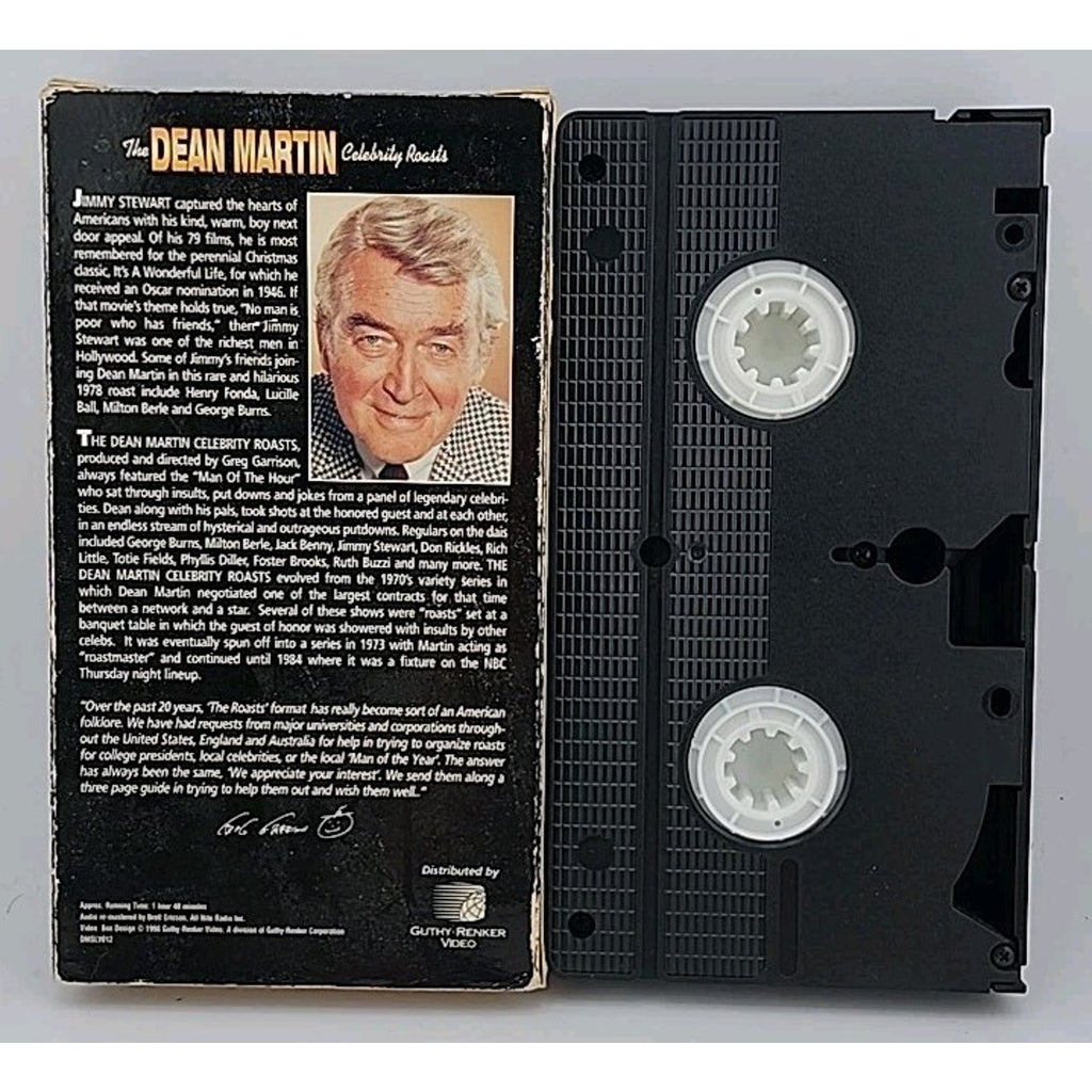 The Dean Martin Celebrity Roasts Man Of The Hour Jimmy Stewart (VHS)