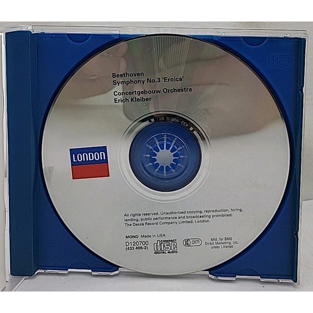 Erich Kleiber - Beethoven Symphony No. 3 - CD