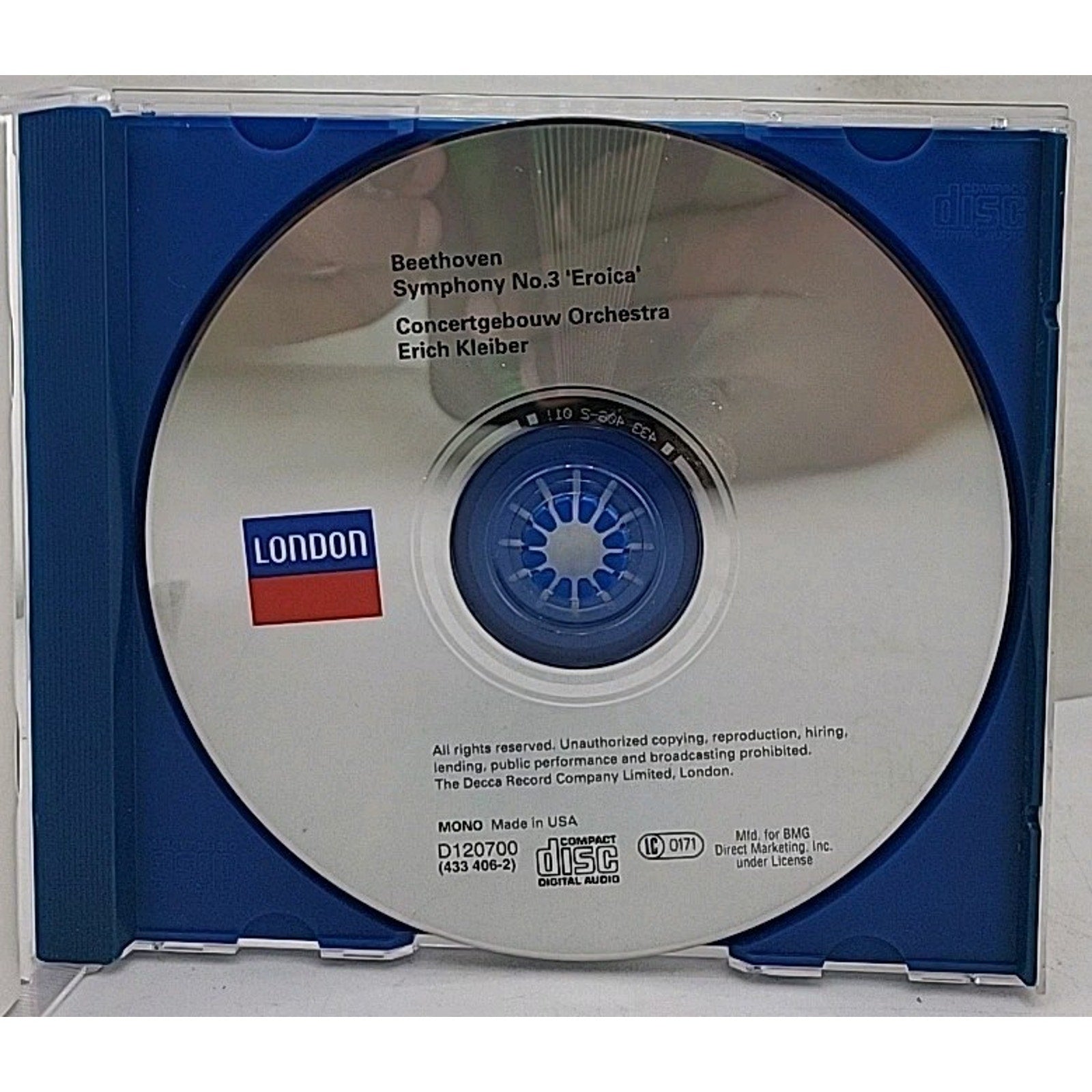 Erich Kleiber - Beethoven Symphony No. 3 - CD