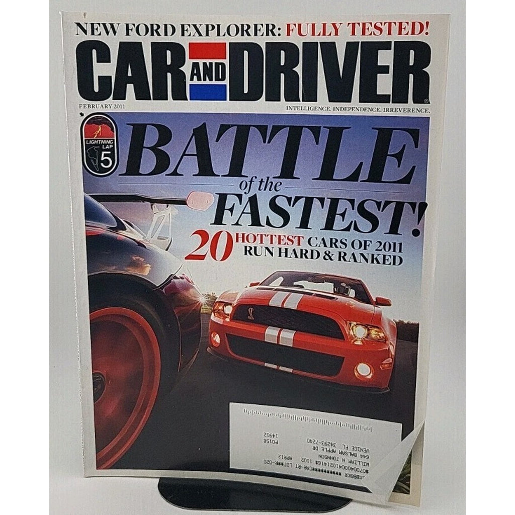 Car And Driver Magazine - February 2011 - Vol. 56 No. 8