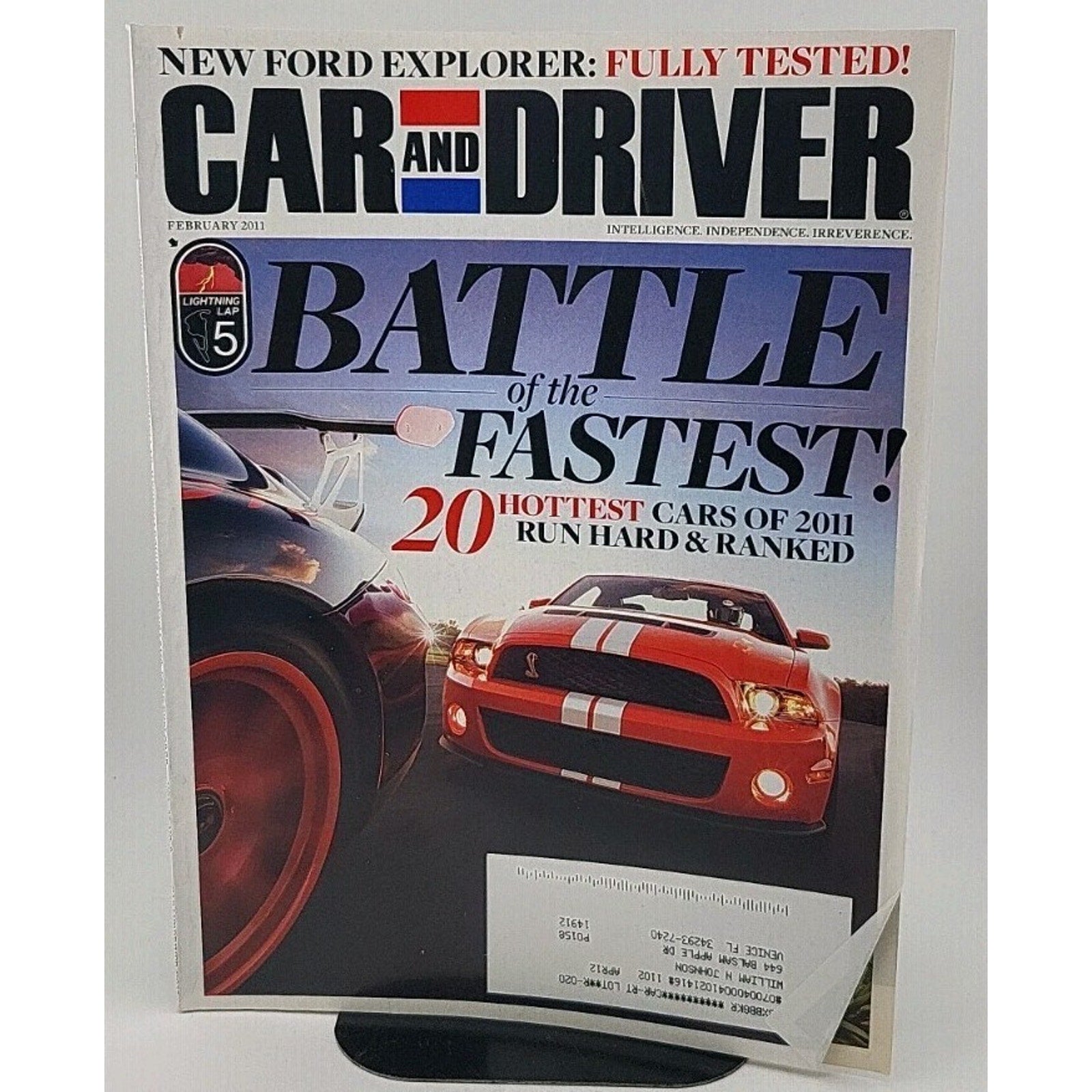 Car And Driver Magazine - February 2011 - Vol. 56 No. 8