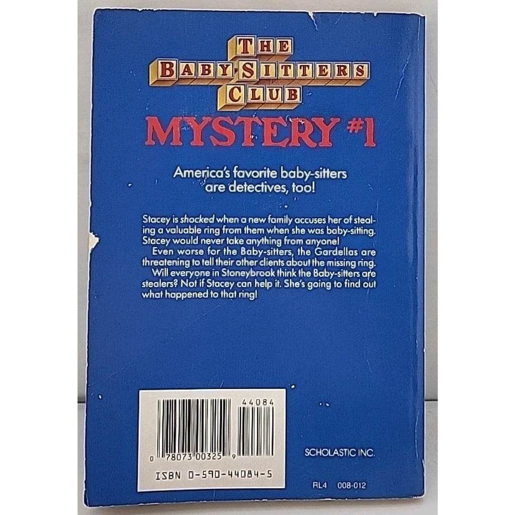 Stacey and the Missing Ring by Ann M. Martin (1991, Trade Paperback)