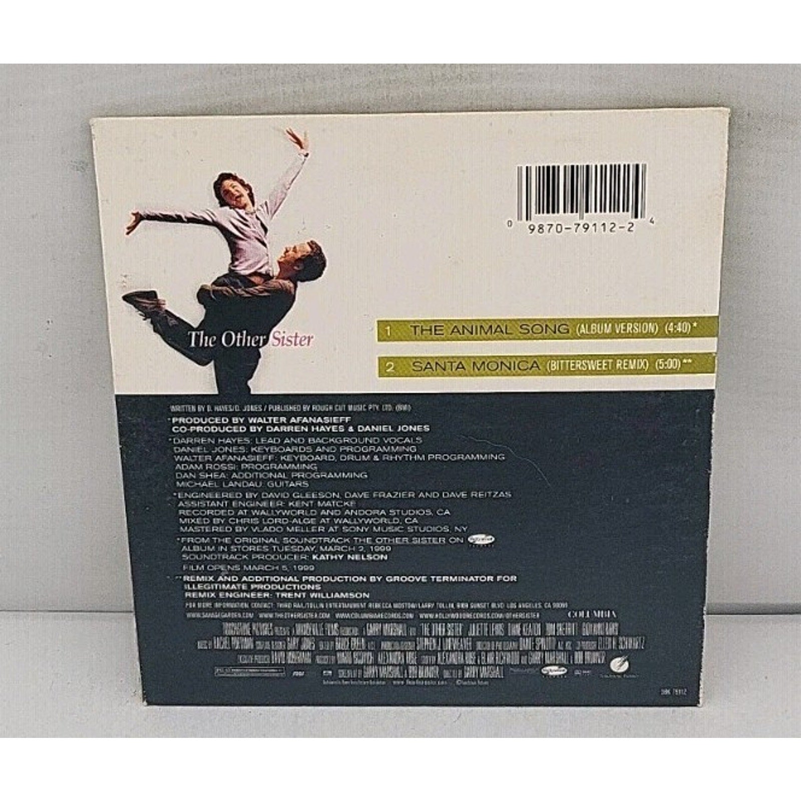The Animal Song [Single] by Savage Garden (CD, Feb-1999, Sony Music Distribution