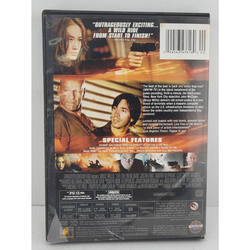 Live Free or Die Hard (DVD, 2007)