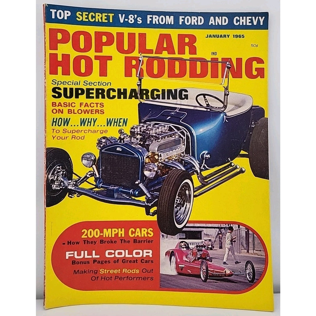 Popular Hot Rodding Magazine January 1965