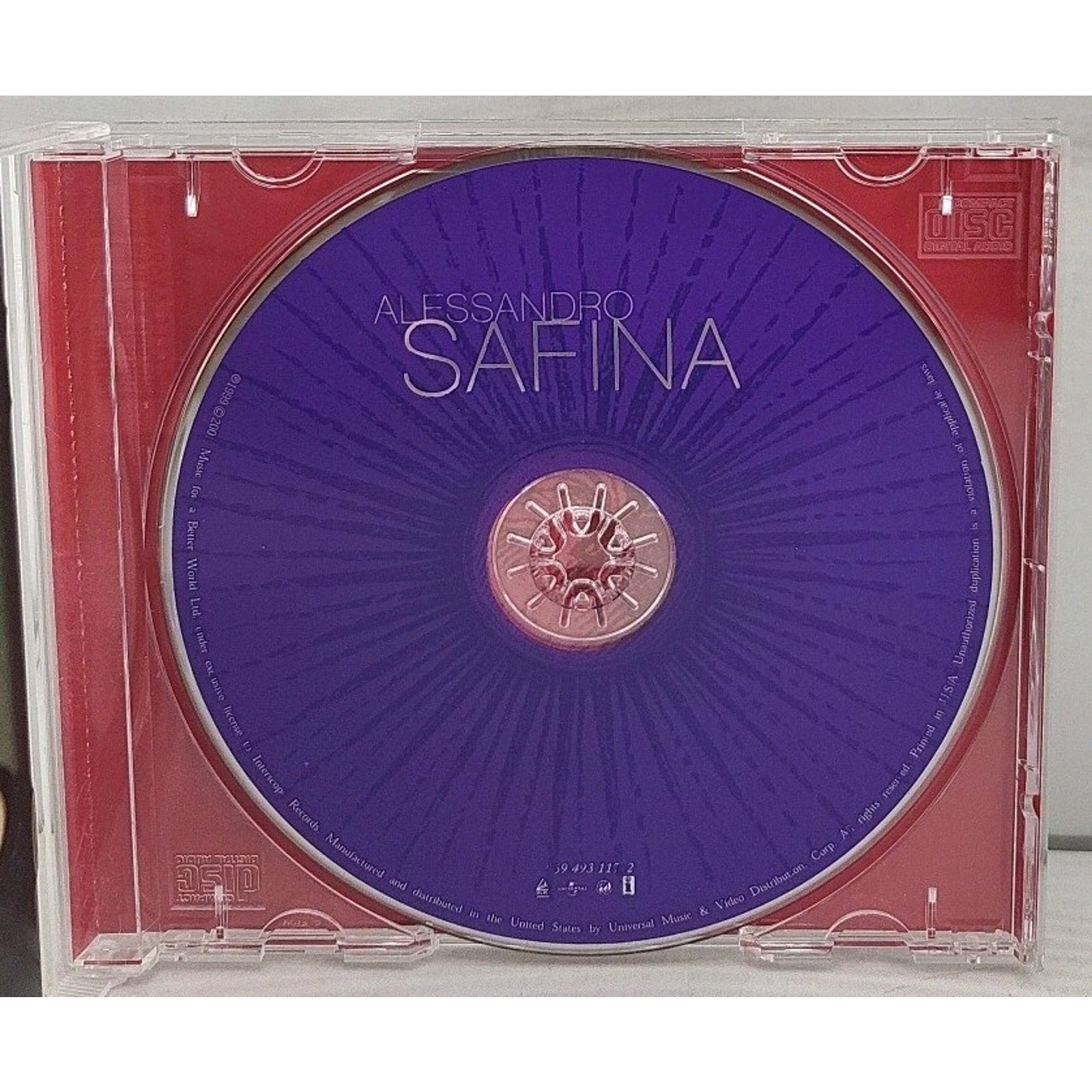 Alessandro Safina by Alessandro Safina (CD, 2001)