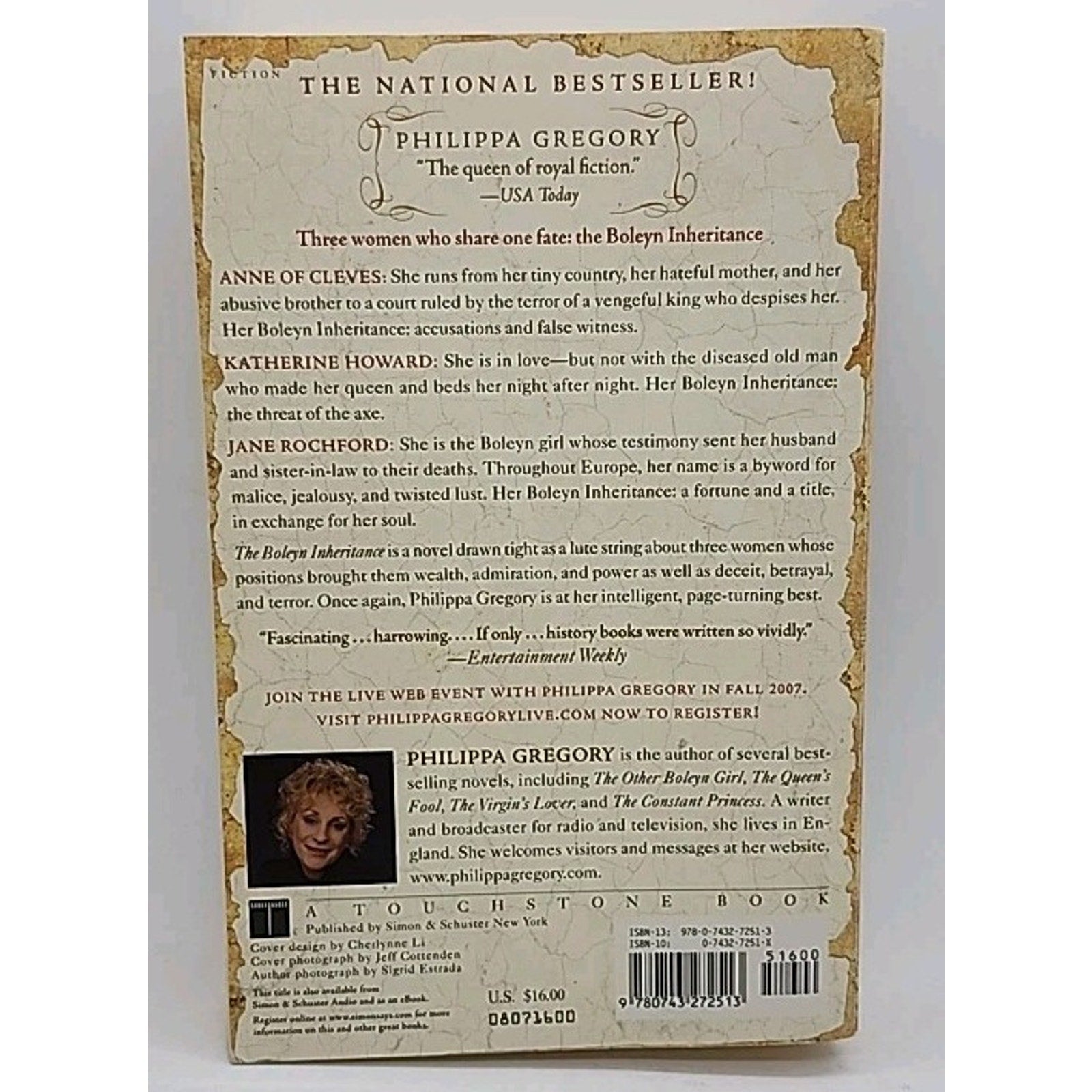 Boleyn Inheritance : A Novel by Philippa Gregory (2007, Perfect)