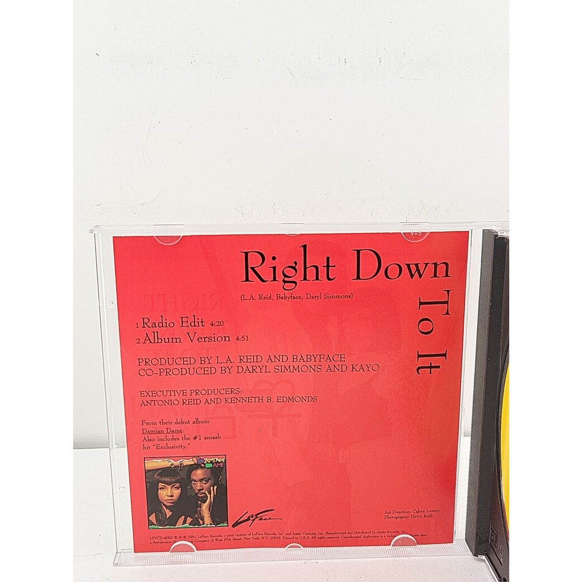 Damian Dame Right Down To It CD