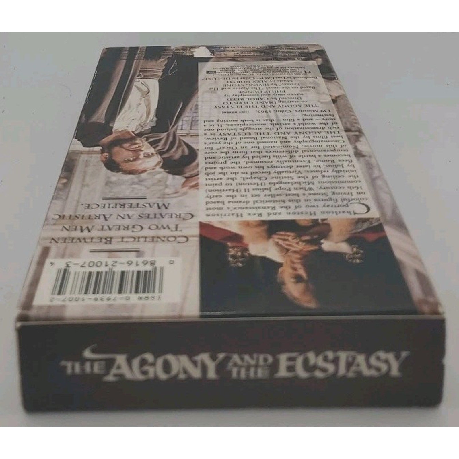 The Agony and the Ecstasy (VHS, 1995)