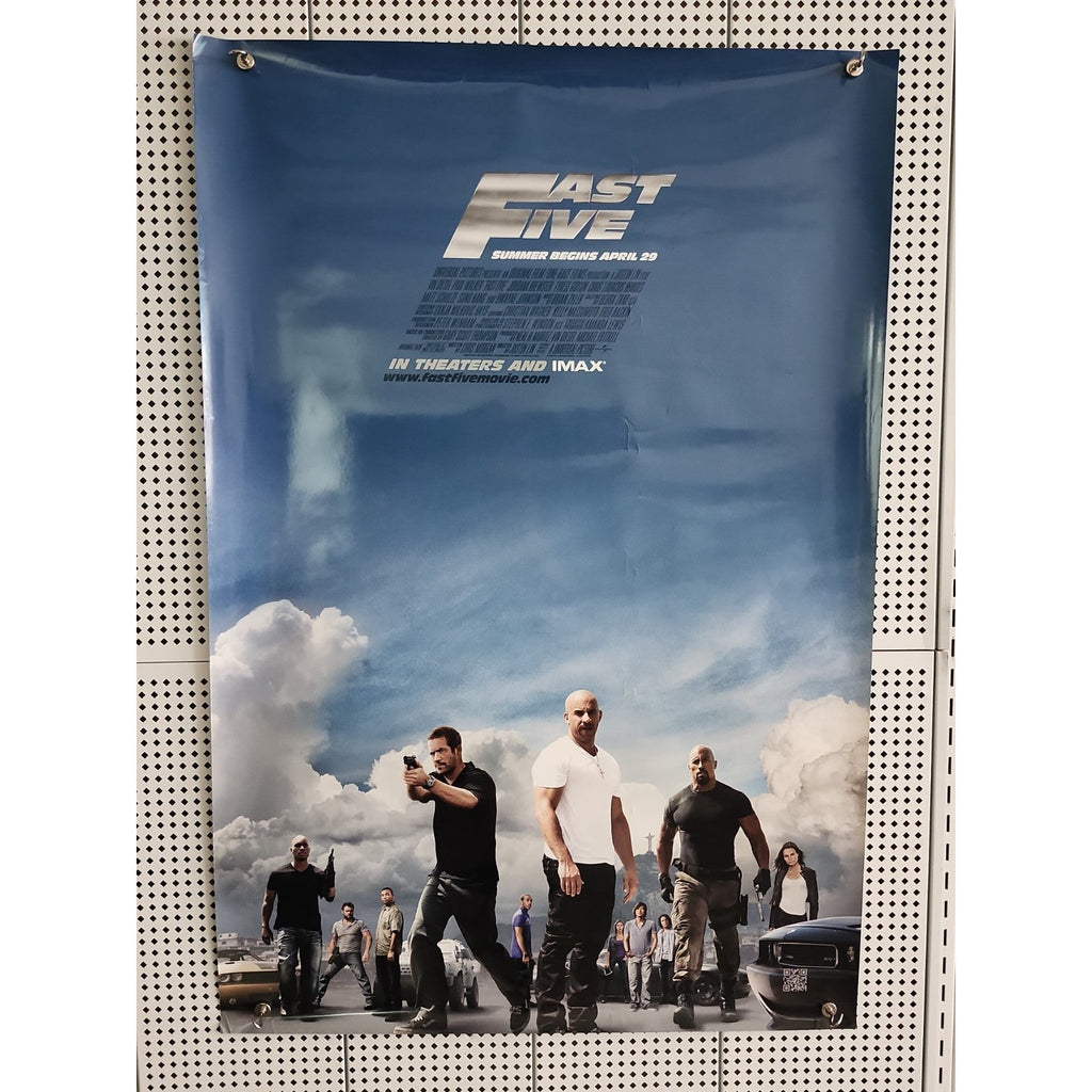 Fast Five 27 X 40 2 Sided Paul Walker Vin Diesel The Rock