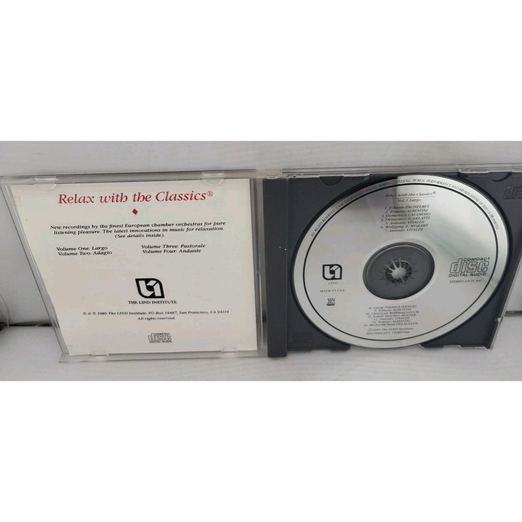 Vintage Relax with the Classics CD Vol 1 Baroque Canon in D LIND Institute 1989