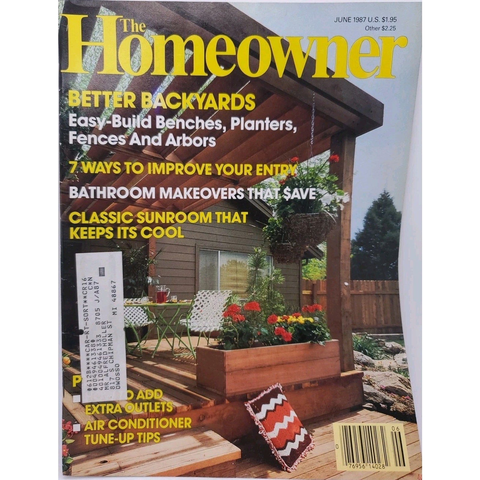 HomeOwner Magazine June 1987