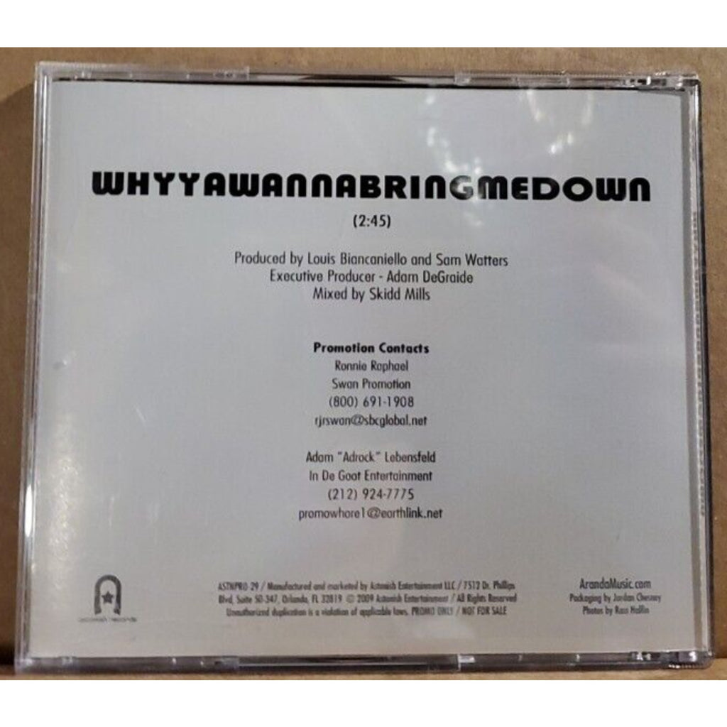 Aranda Why Ya Wanna Bring Me Down (CD)