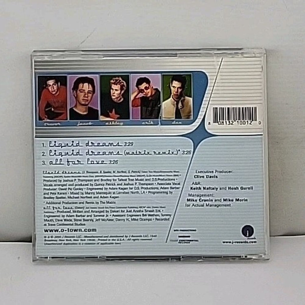 Liquid Dreams/All for Love [Single] by O-Town (CD, Dec-2000, J Records)