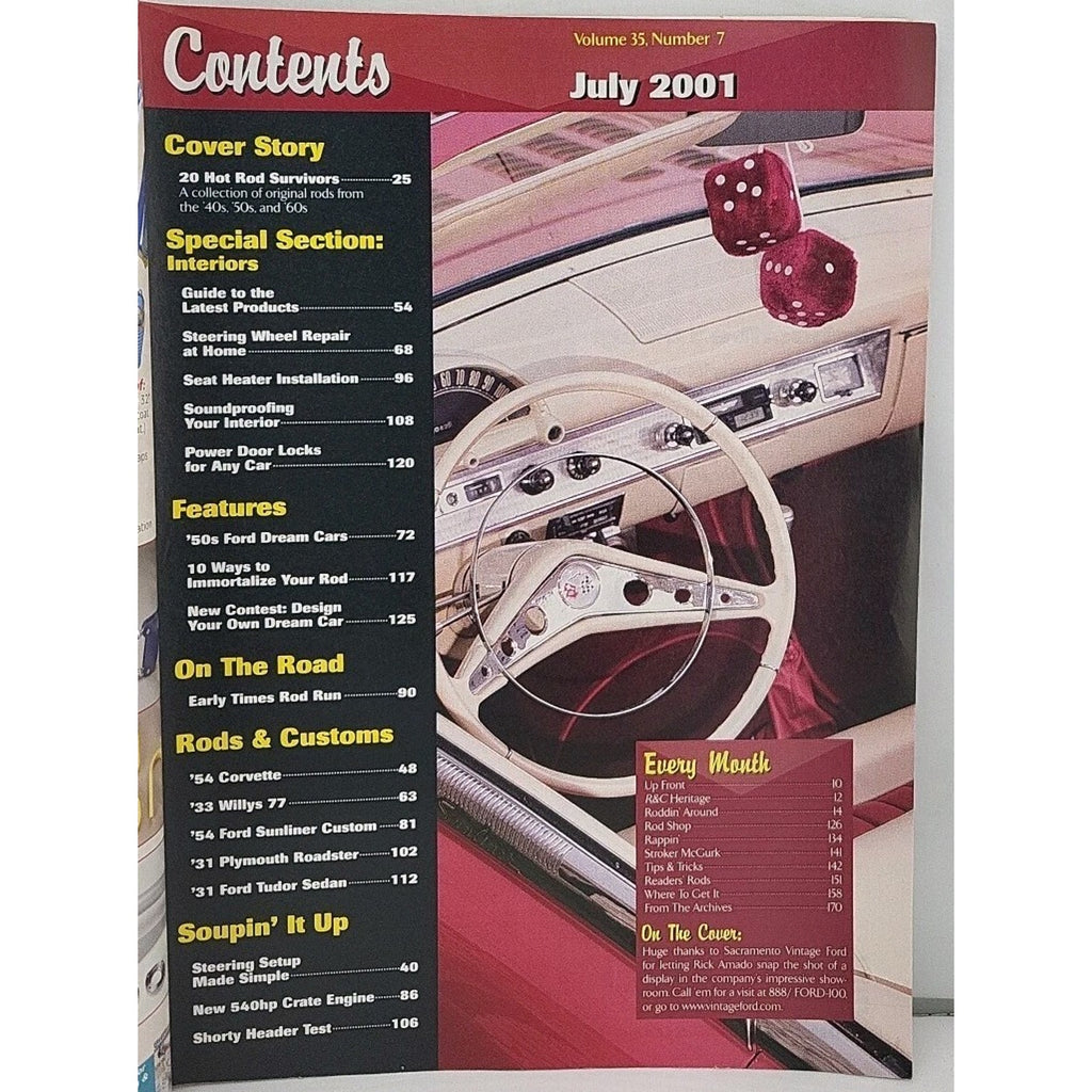 Rod & Custom Magazine - July 2001 - Volume 35 Number 7
