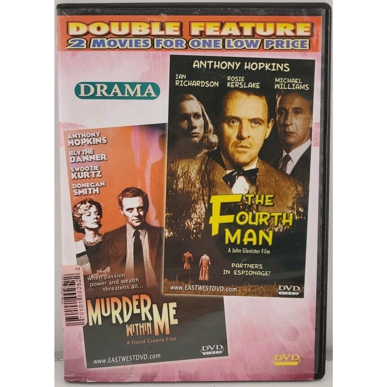 Murder Within Me / The Fourth Man: Anthony Hopkins (Slim-Case DVD)
