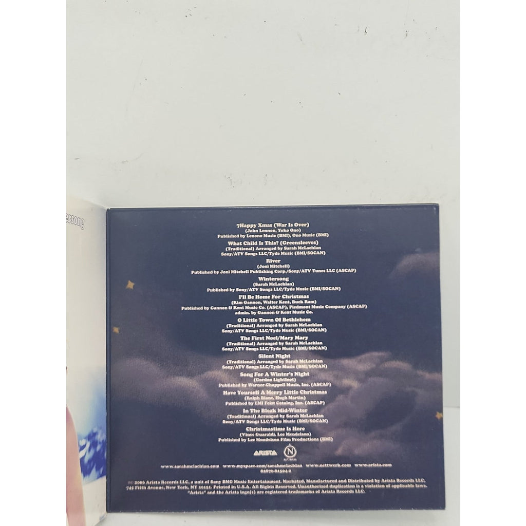 Wintersong by Sarah McLachlan (CD, 2006)