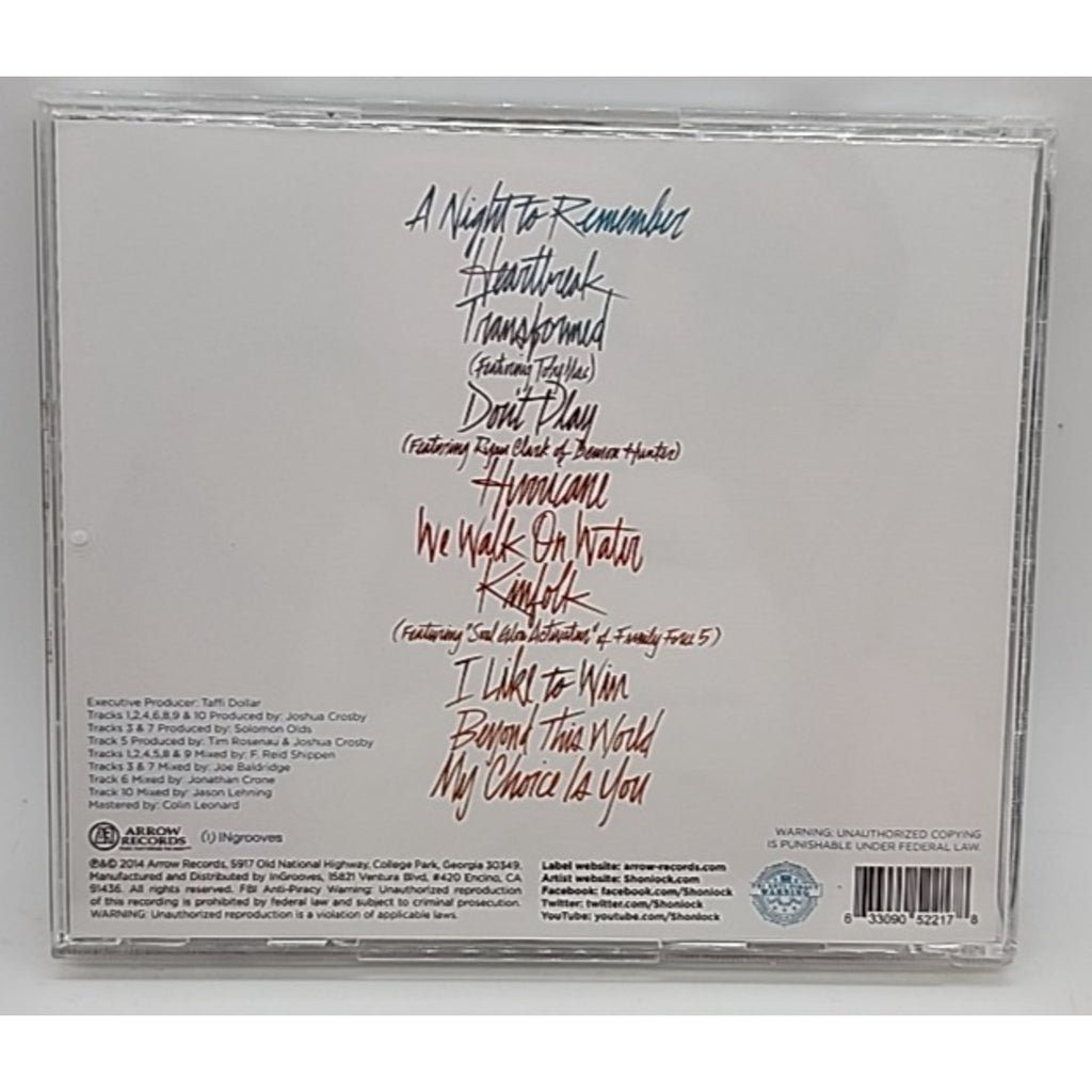 A Night to Remember by Shonlock (CD, 2014)