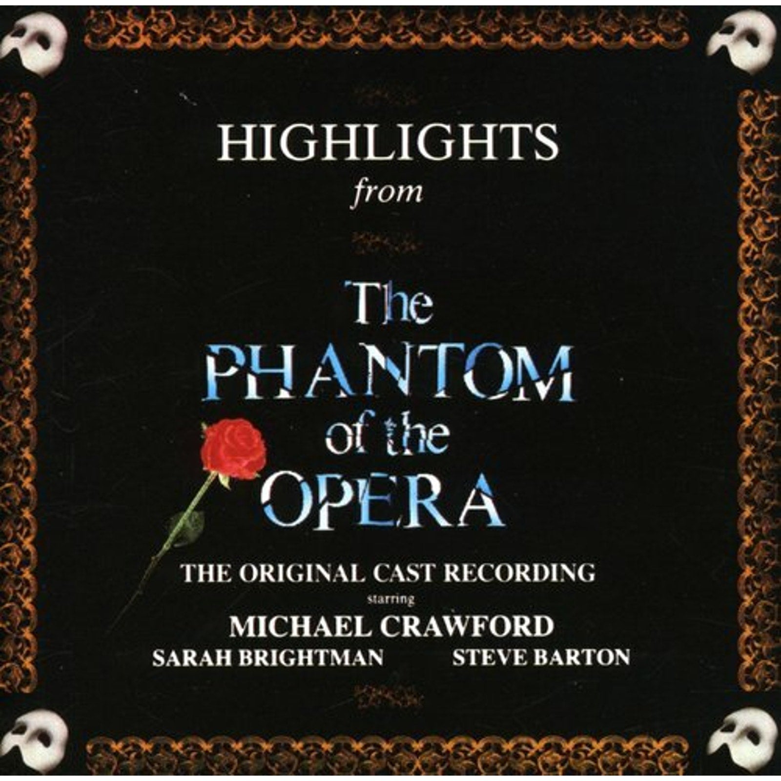 Phantom of Opera Highlights / O.C.R. by Phantom of the Opera Cast Ensemble (CD,