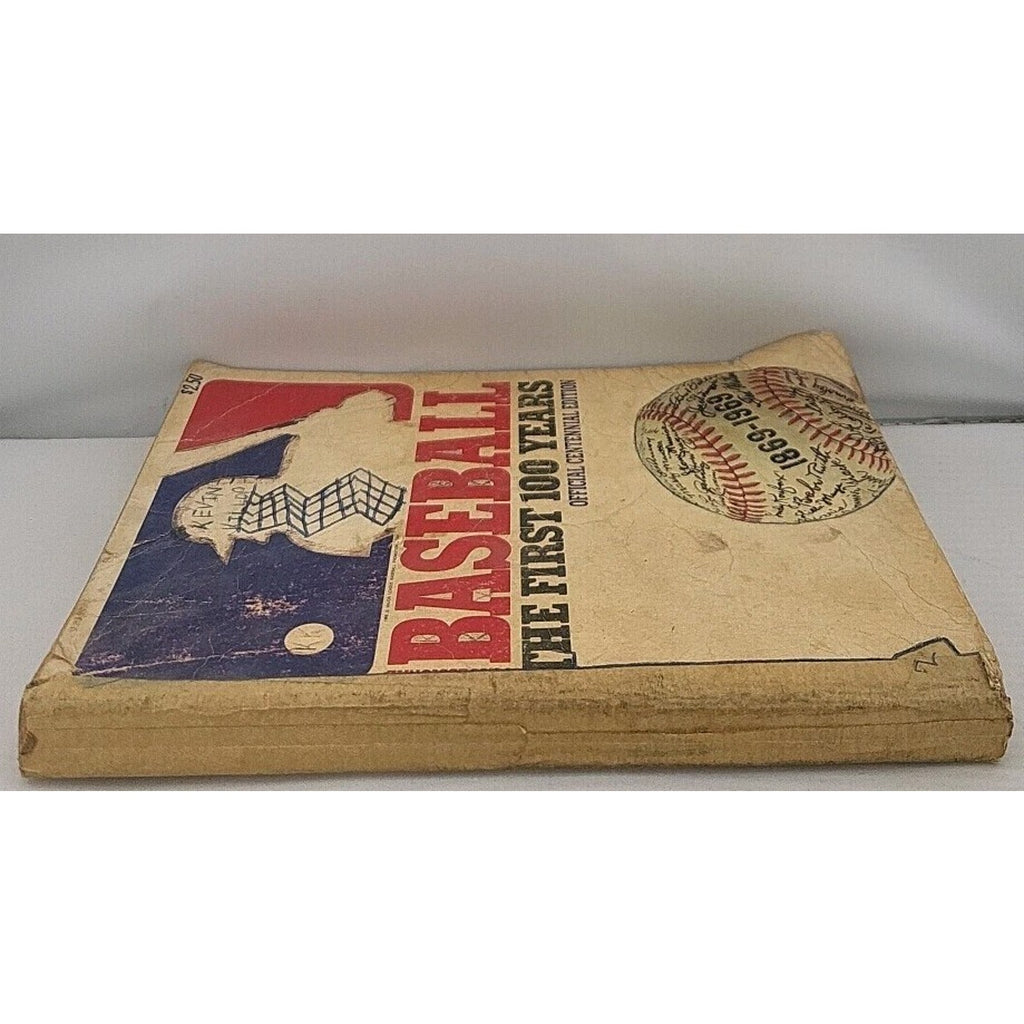 Professional Baseball: The First 100 Years (1969) MLB Centennial History Book