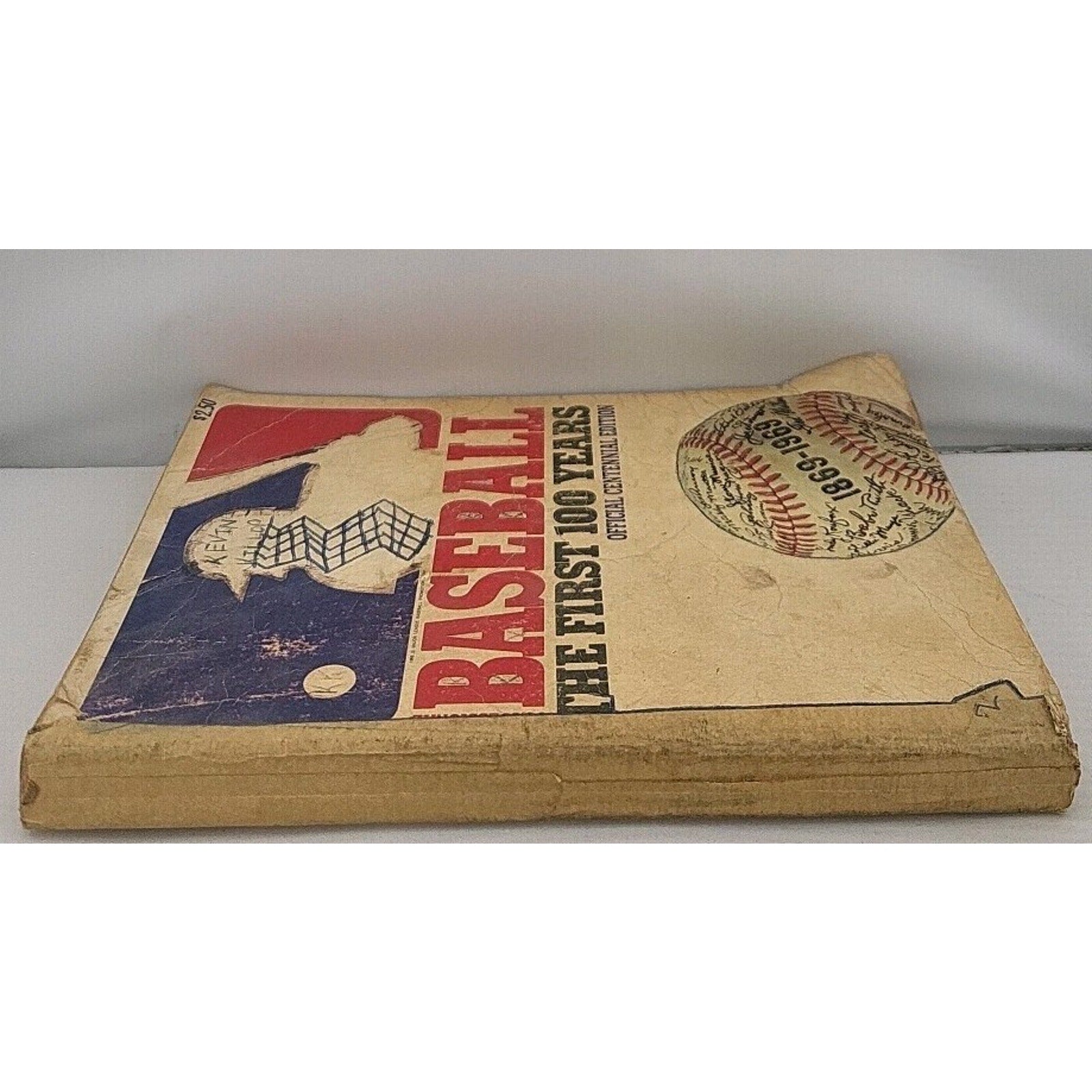 Professional Baseball: The First 100 Years (1969) MLB Centennial History Book