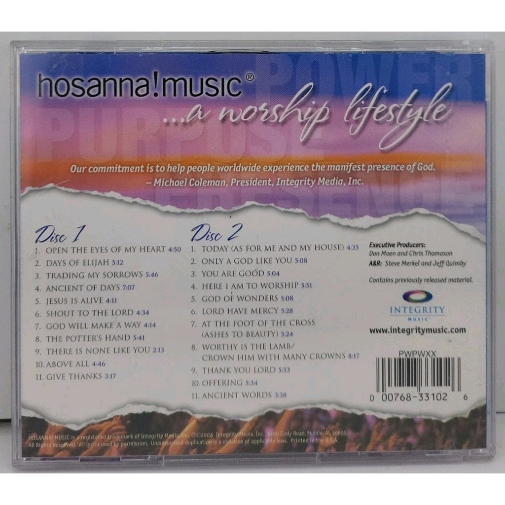 Various - A Worship Lifestyle: Power, Purpose, Presence - Music CD