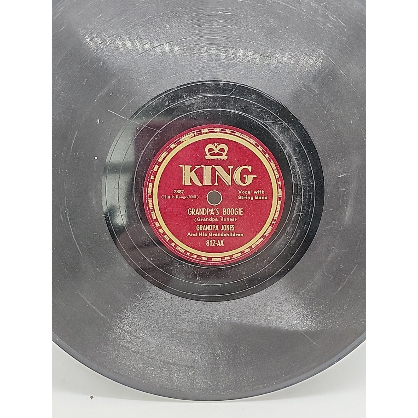 Grandpa Jones - King - Weary Lonesome Me (Record)