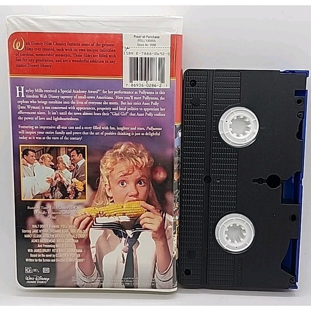 Pollyanna (VHS, 1997, Clam Shell The Hayley Mills Collection)