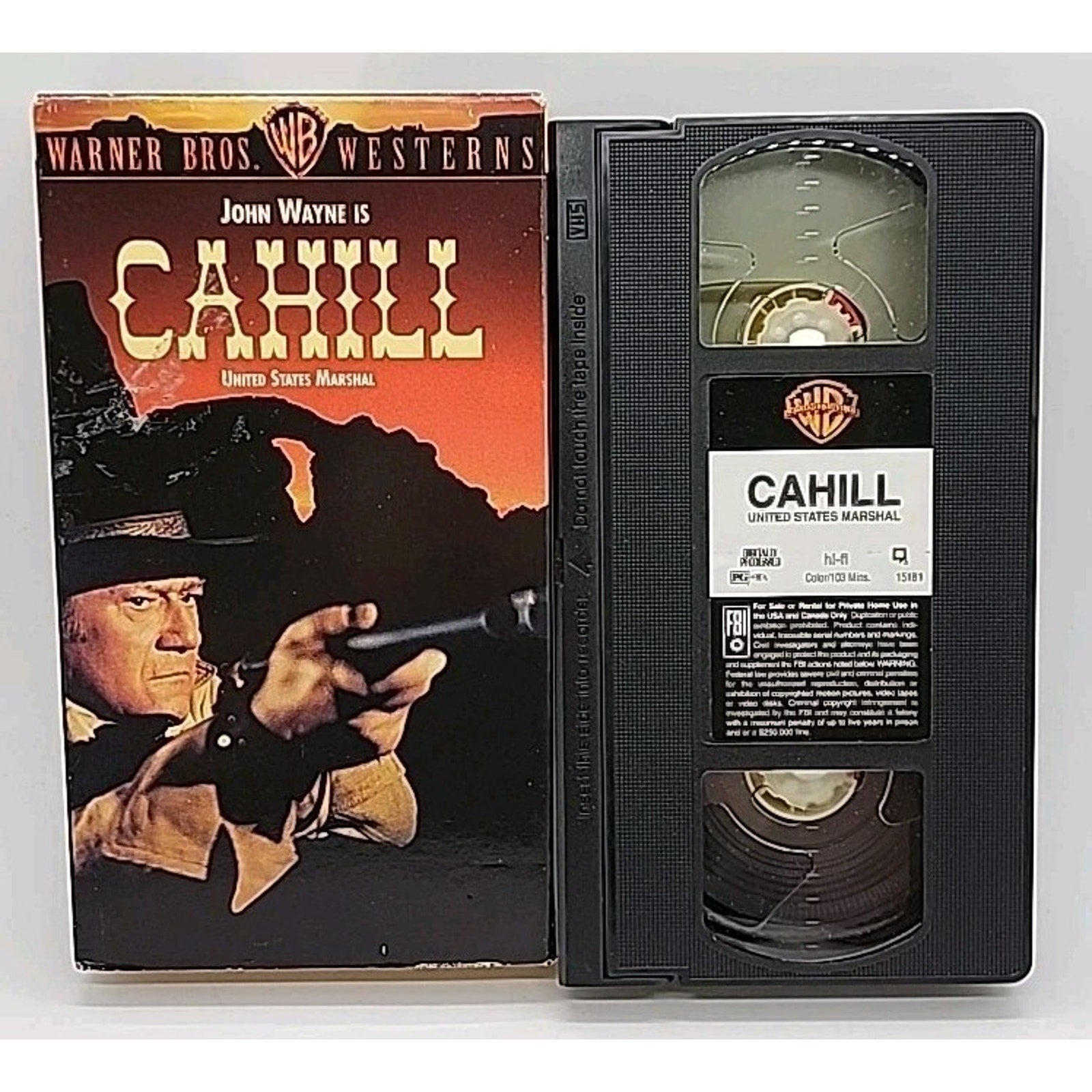 Cahill - U.S. Marshal (VHS, 1997)