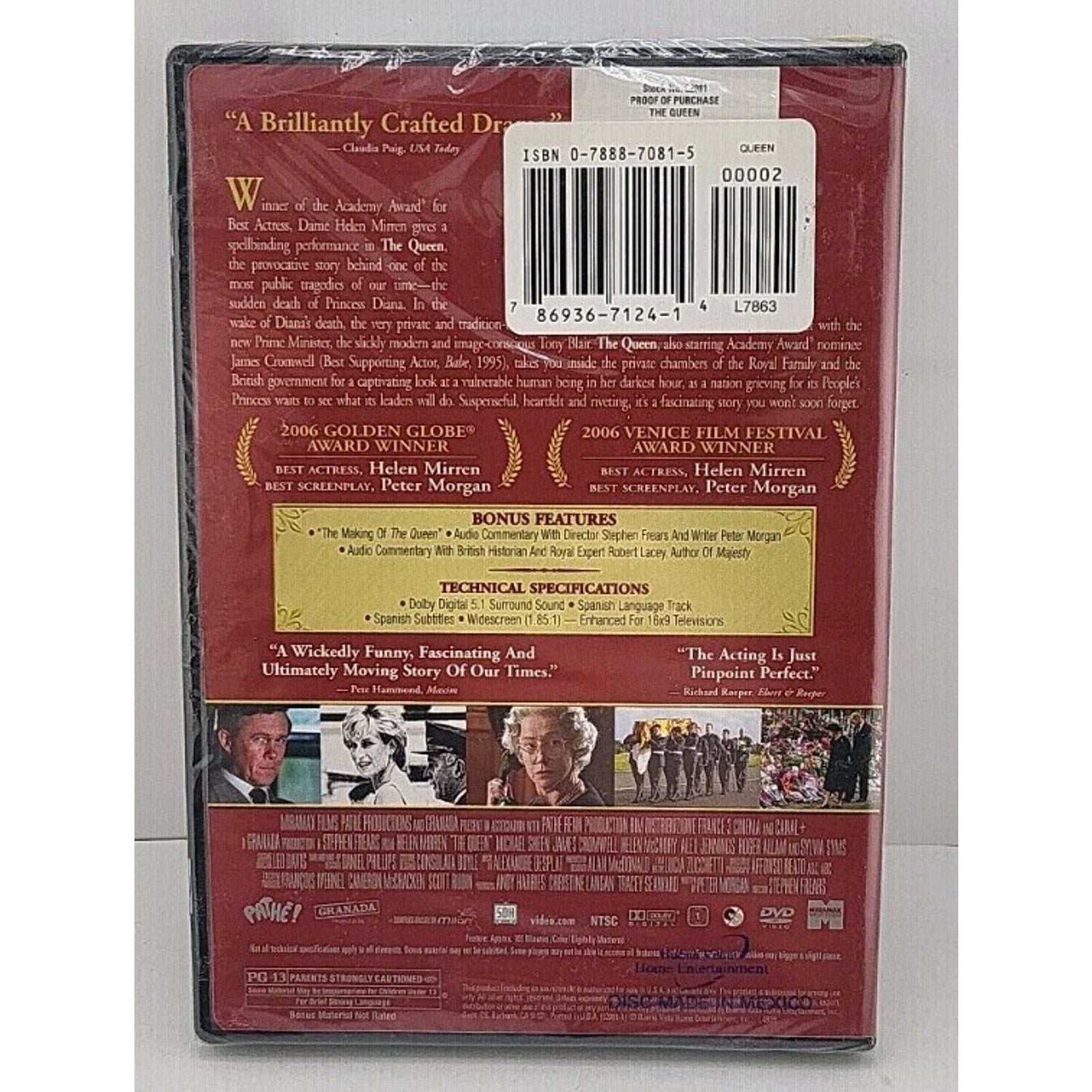 The Queen (DVD, 2007) *Brand New*