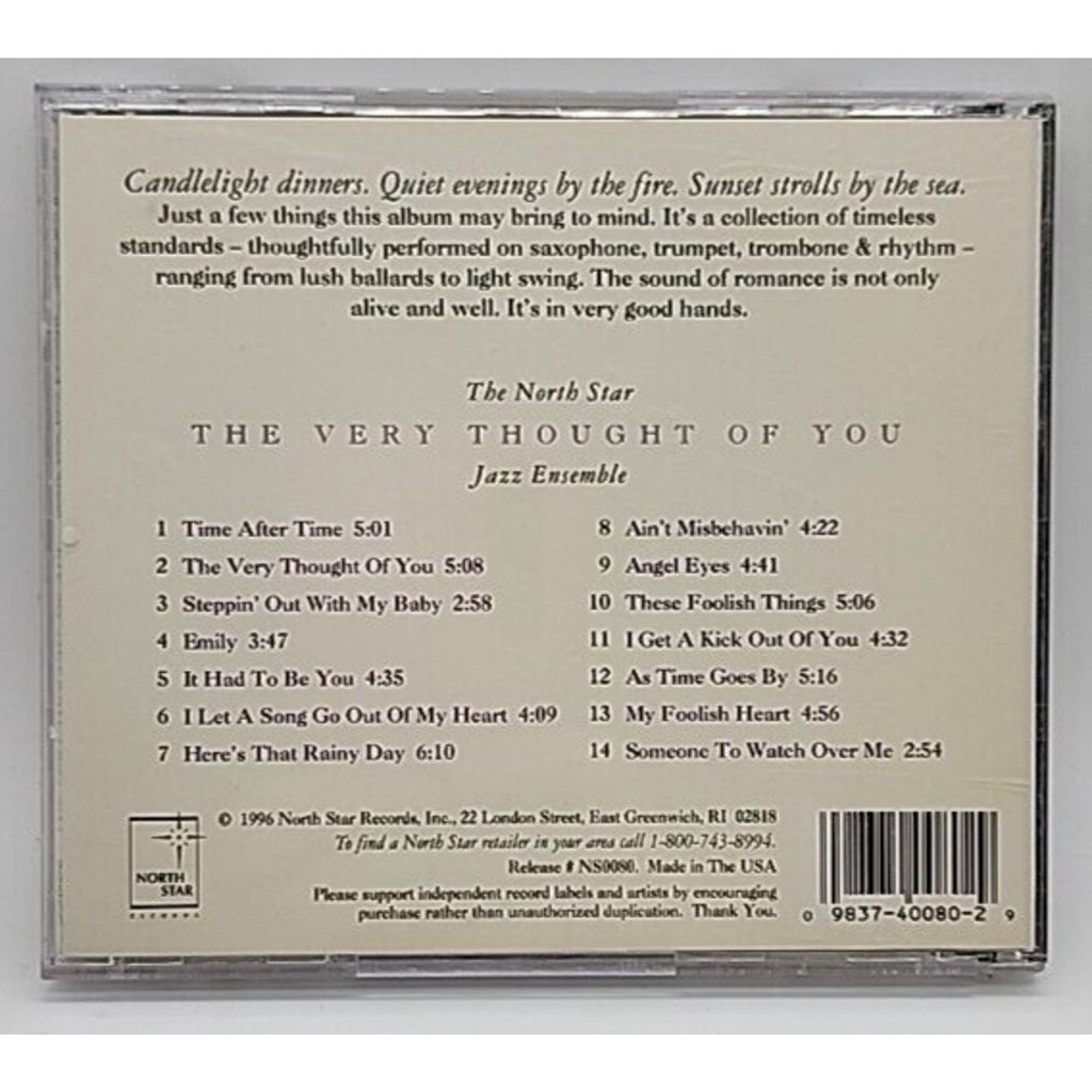 Very Thought of You by North Star Jazz Ensemble (CD, 1996)