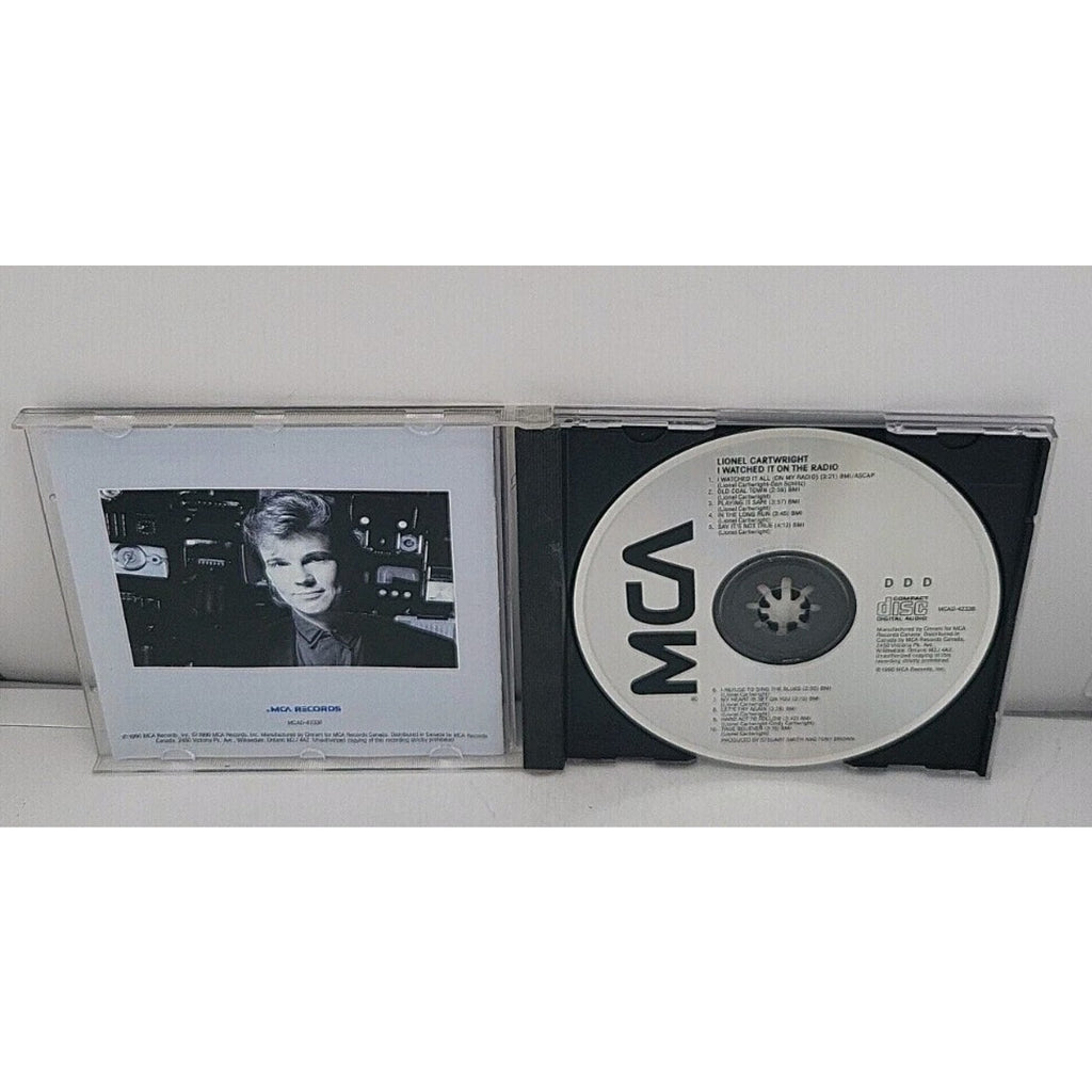 I Watched It On The Radio by Lionel Cartwright (CD, 1990)