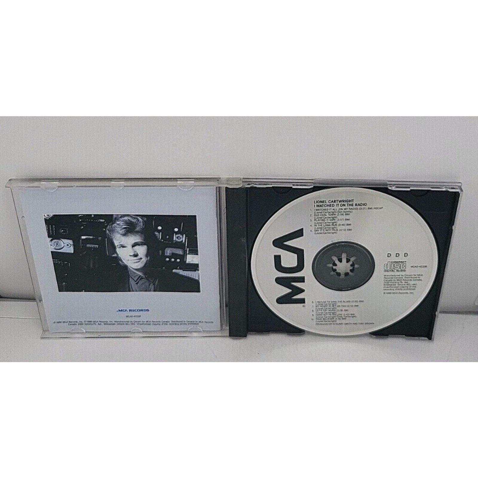 I Watched It On The Radio by Lionel Cartwright (CD, 1990)