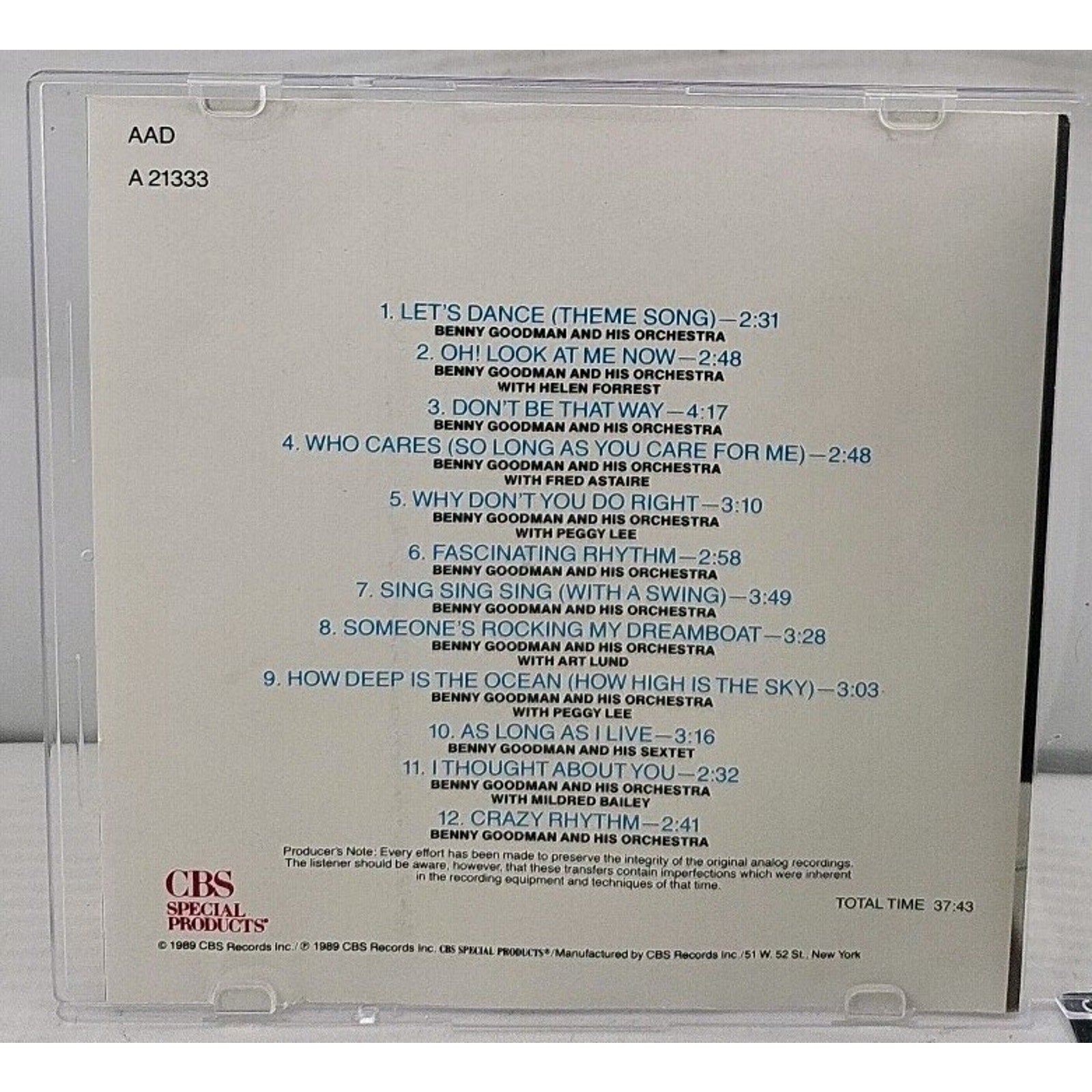 The Best of Benny Goodman - CD