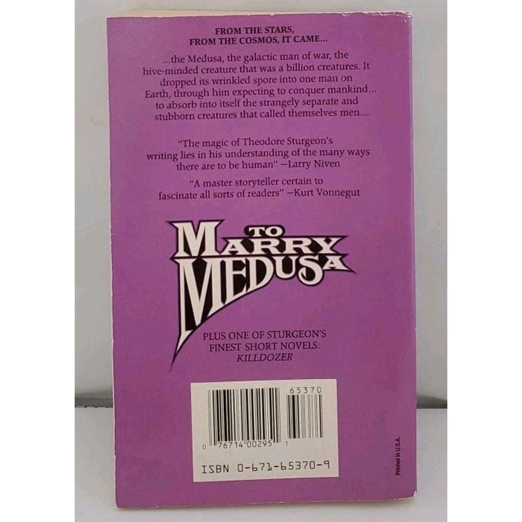 To Marry Medusa Theodore Sturgeon Sci-Fi Fantasy Paperback Ted Classic author