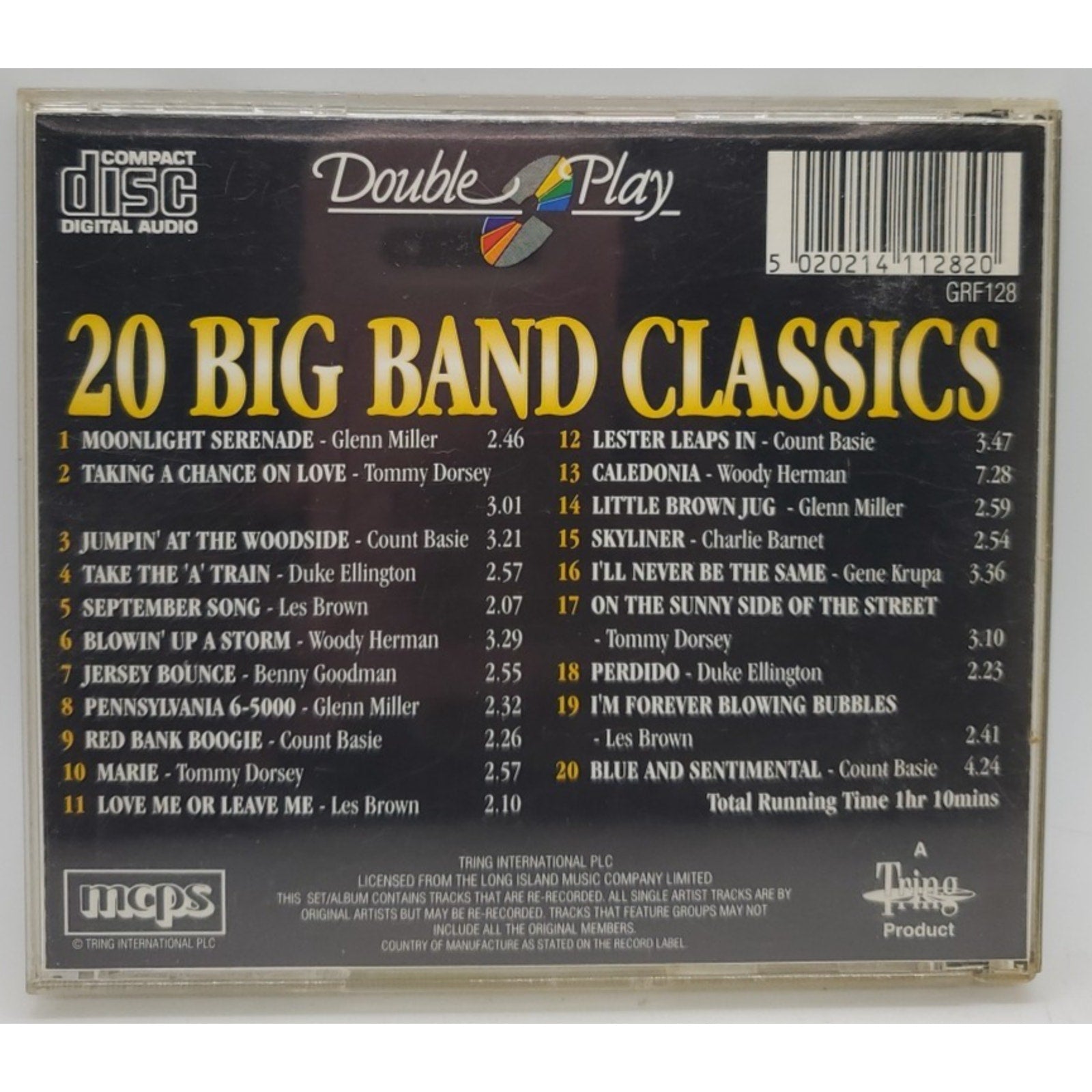 20 Big Band Classics It Don’t Mean A Thing If It Ain’t Got That Swing (CD)