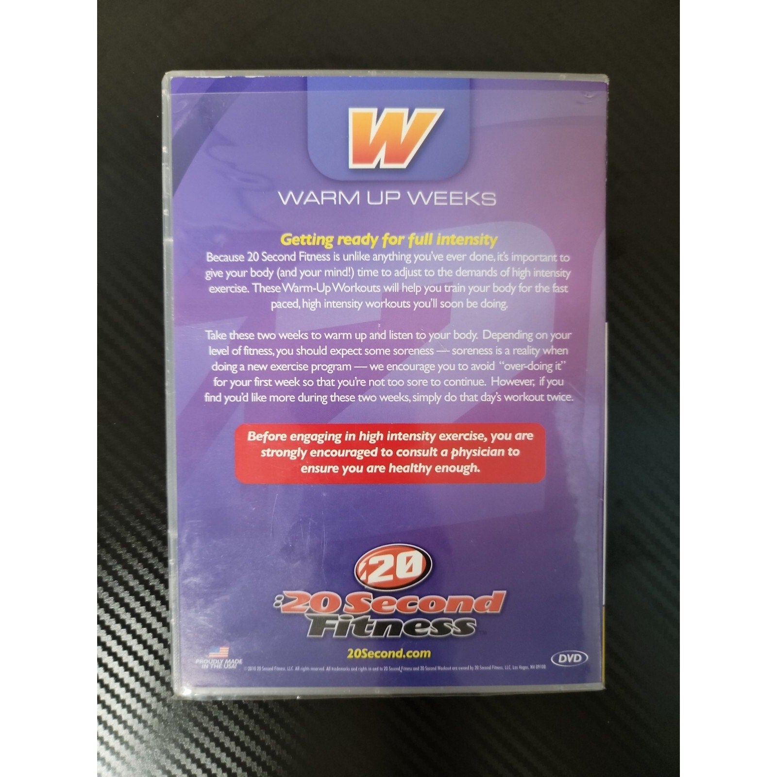 Warm Up Weeks 20 Second Fitness (DVD)