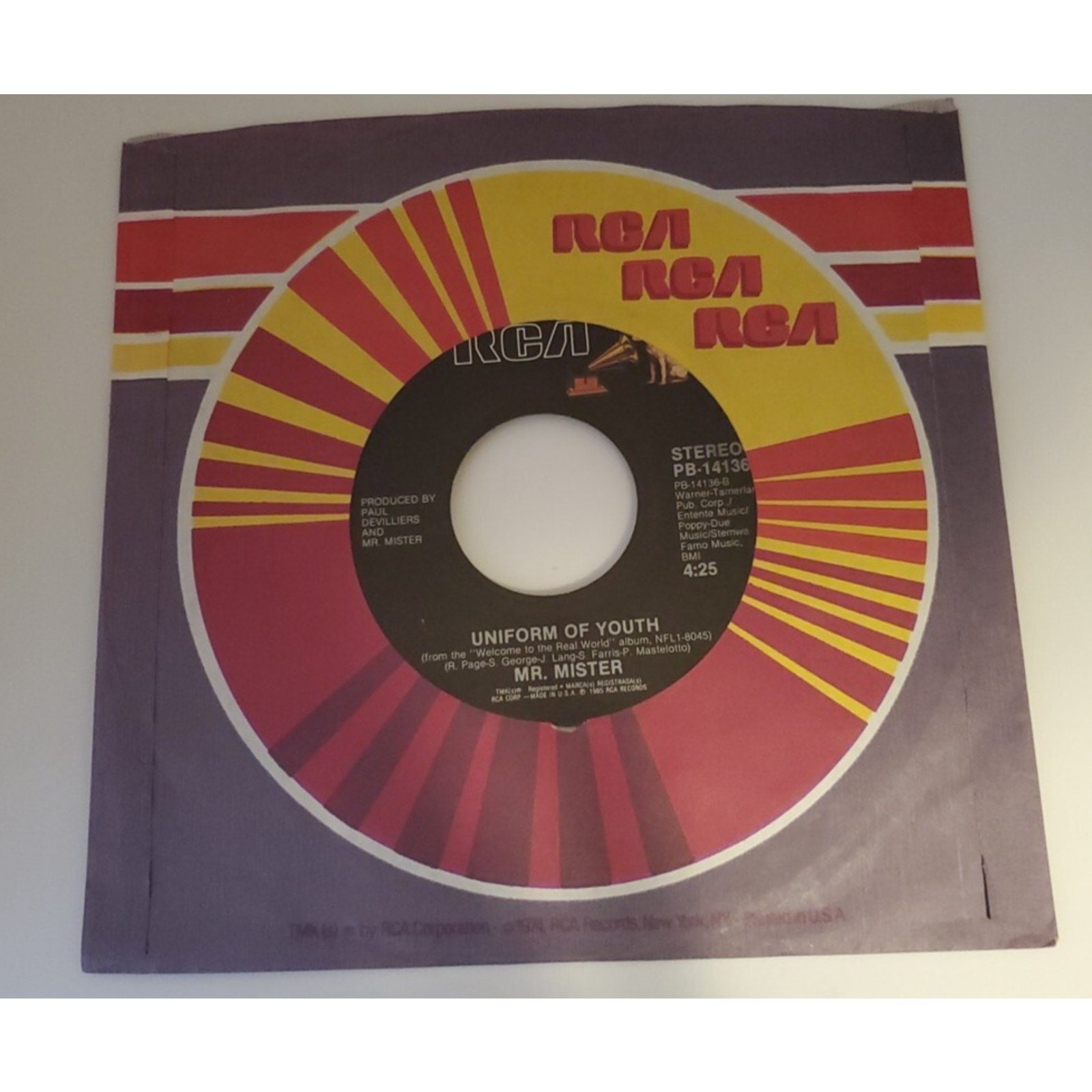 Mr Mister, "Broken Wings & Uniform of Youth" (Record)