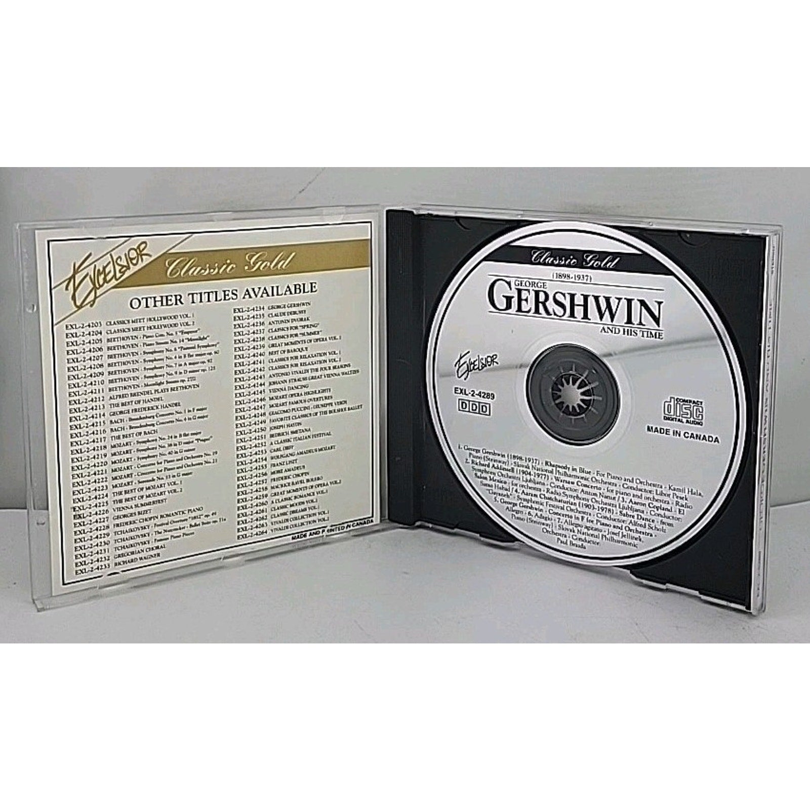 George Gershwin and His Time CD
