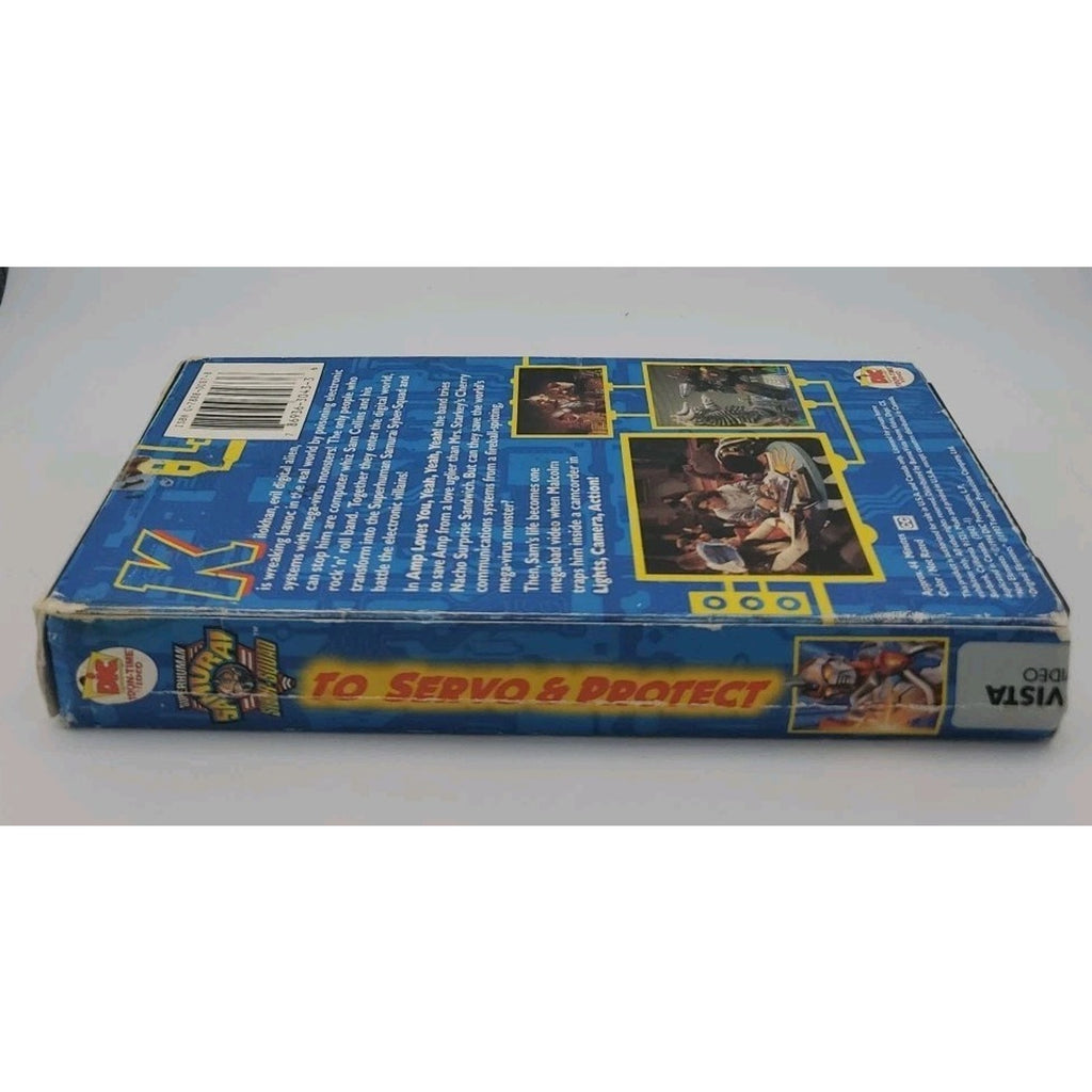 Superhuman Samurai Syber-Squad - To Servo and Protect (VHS, 1994)