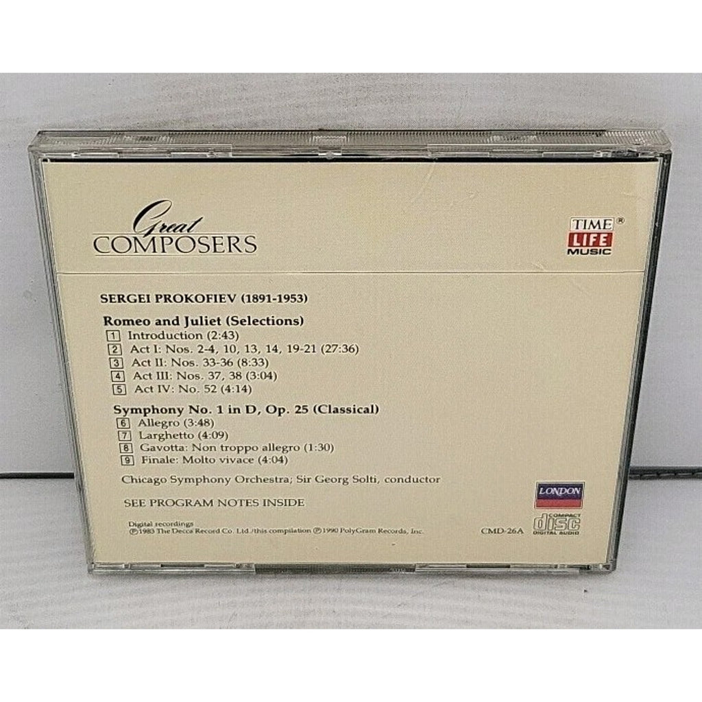 Prokofiev Great Composers A CD