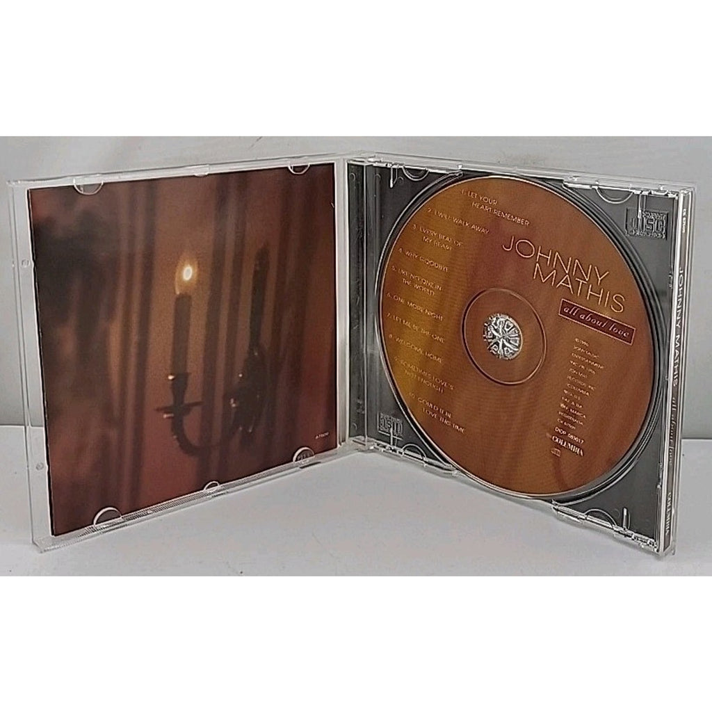 All about Love by Johnny Mathis (CD, 1996)