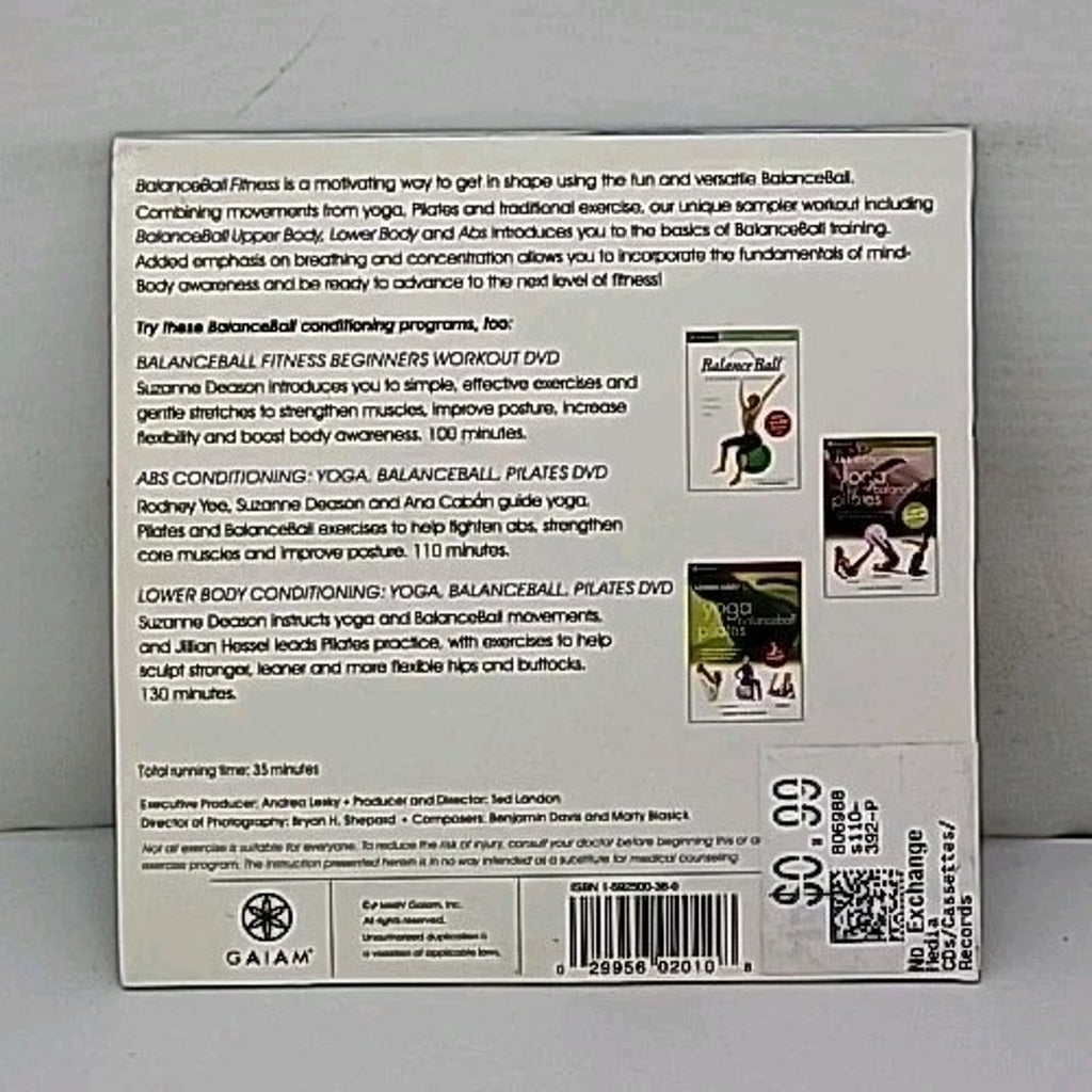 Gaiam Balance Ball Compilation DVD by Suzanne Deason - 2004