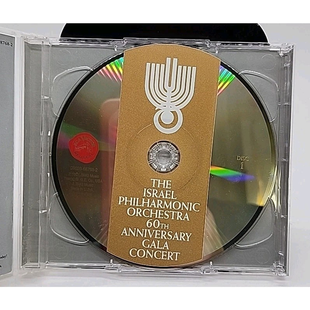 Israel Philharmonic Orchestra-60th Anniversay Gala Concert (CD, Jul-1997, 2 CD'S