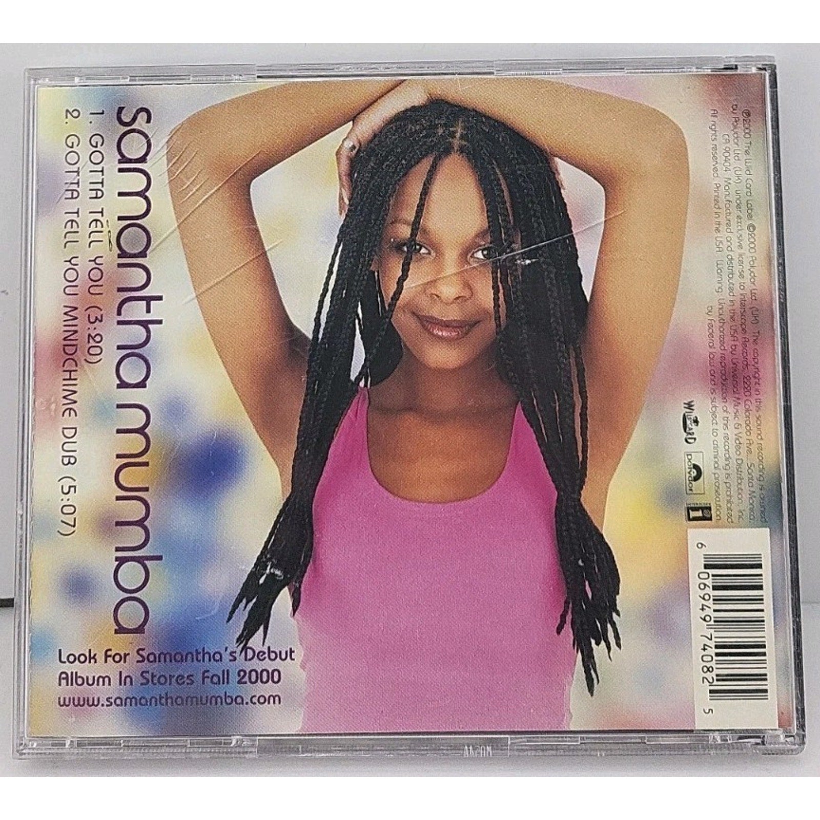 Gotta Tell You [Single] by Samantha Mumba (CD, Aug-2000, Interscope (USA))