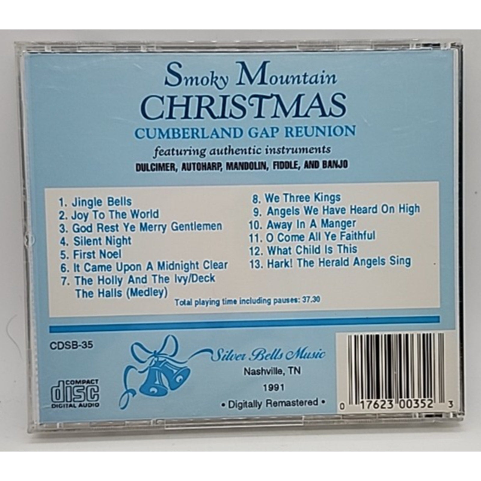 Smoky Mountain Christmas [Unison] by Cumberland Gap Reunion (CD, Aug-1997)