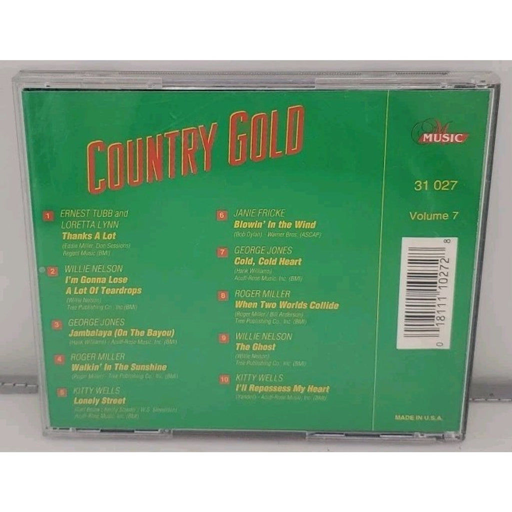 Country Gold: Volume 7 Ernest Tubb, Loretta Lynn, Willie Nelson (CD)
