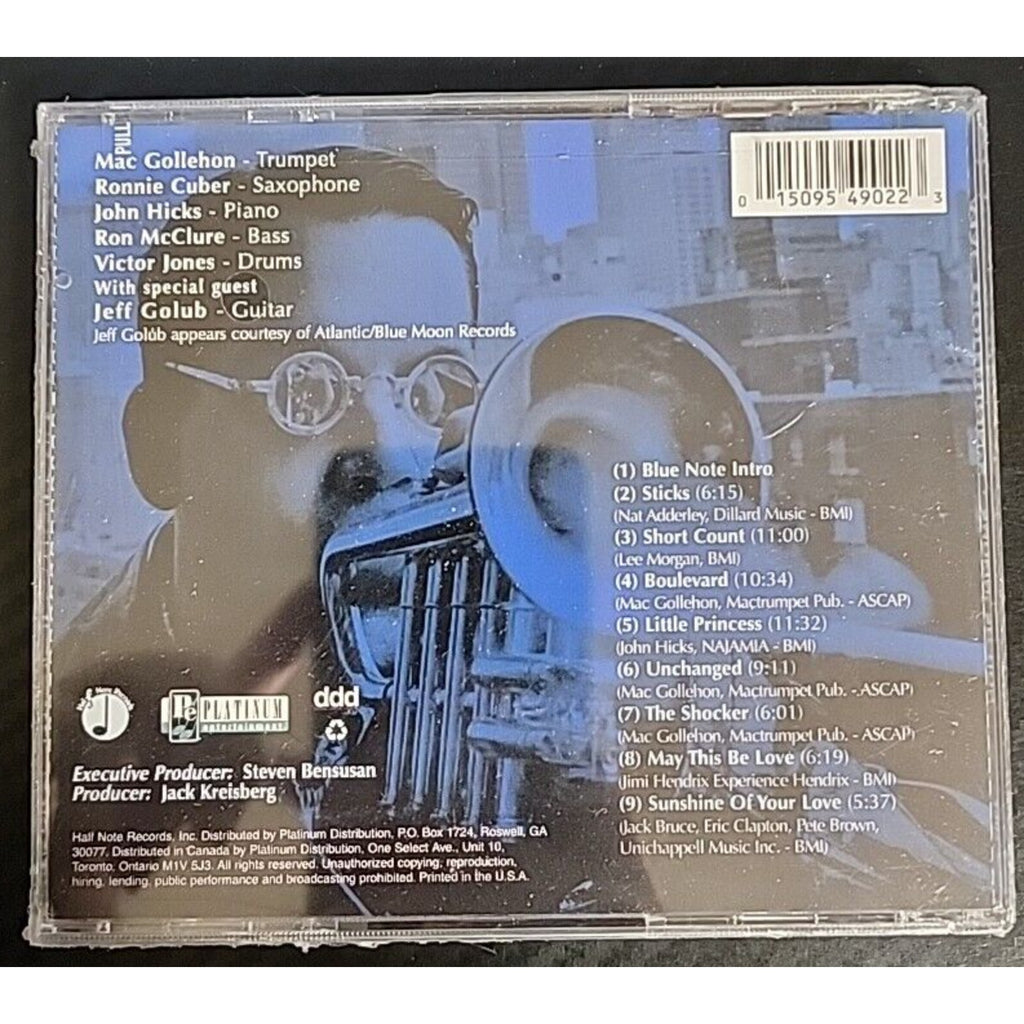 Live at the Blue Note by Mac's Smokin' Section/Mac Gollehon (CD) *Brand New*