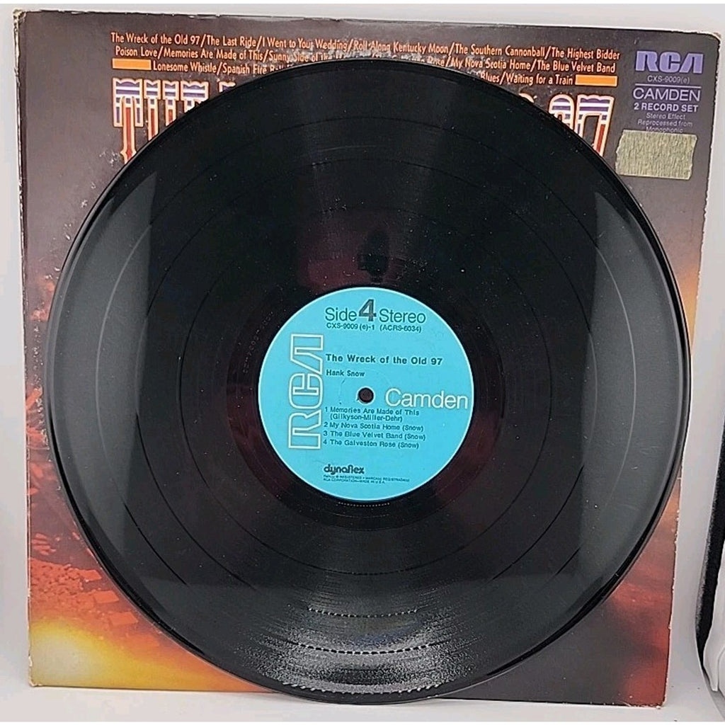 Hank Snow The Wreck of the Old 97 CXS 9009 Record Album Vinyl LP